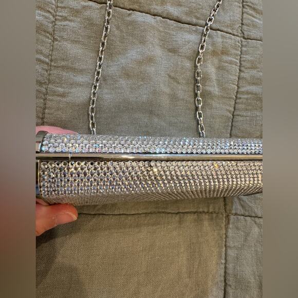 Vintage Judith Leiber Mini Minaudiere Swarovski Crystal-Embellished Clutch - Picture 3 of 9
